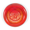 A lighter orange-red than the -2.  Has a creamy whiteness to it as well.