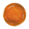 A translucent burnt orange.