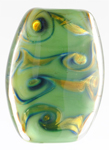 Messy Poison Apple with Triton swirls and encased in Aether