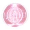Same hue as Rose Quartz only transparent instead of opalescent.  Compared to other transparent pinks available in the market, seems to be the most saturated.