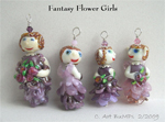 Messy Plum, Grape Ape, Heffalump, Count von Count, Rose Quartz and various effetre purples