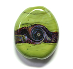 Olive & reactive murrini cane