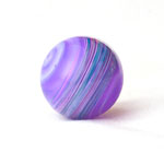 A core of Crocus with a layer of frit from GG Glass, encased in clear and swirled