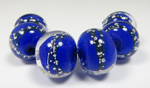 Messy Blue Arrow Frog with 99% fine silver wire encased in CiM Experimental