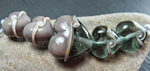 Cobblestone and Effetre dark steel grey