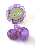 Messy Crocus, Dirty Martini, and raku frit