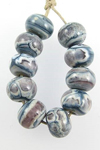 These beads are made with cane that contains Byzantium.